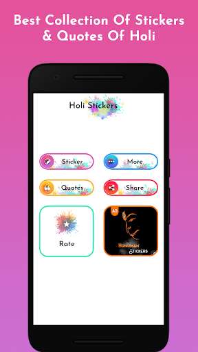 Run android online APK Holi Sticker and quotes : Best WAStickers App from MyAndroid or emulate Holi Sticker and quotes : Best WAStickers App using MyAndroid