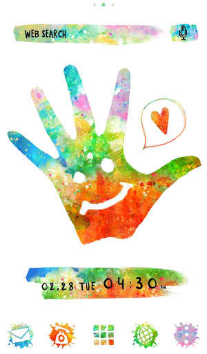 Emulate Android APK Holi Theme Colorful Hand Emulate Android APK Holi Theme Colorful Hand