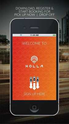 Emulate Android APK Holla Taxi
