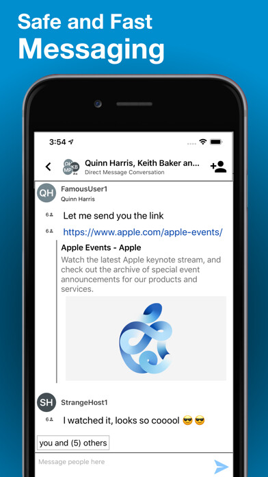 Emulate iPhone app Holler - Messenger using MyAndroid