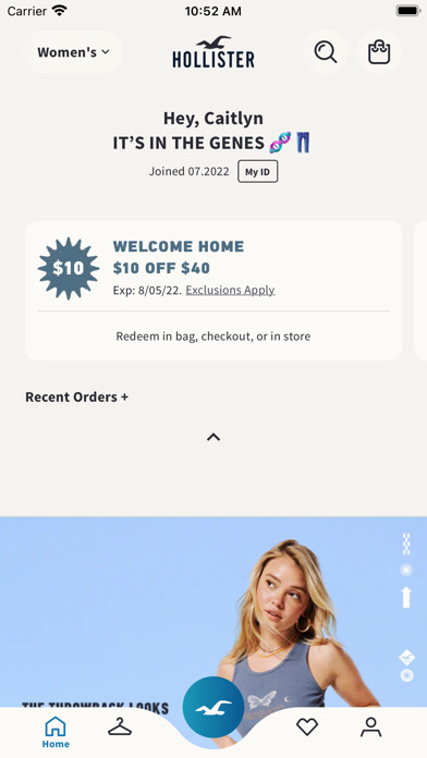 Emulate iPhone app Hollister Co. using MyAndroid Emulate iPhone app Hollister Co. using MyAndroid
