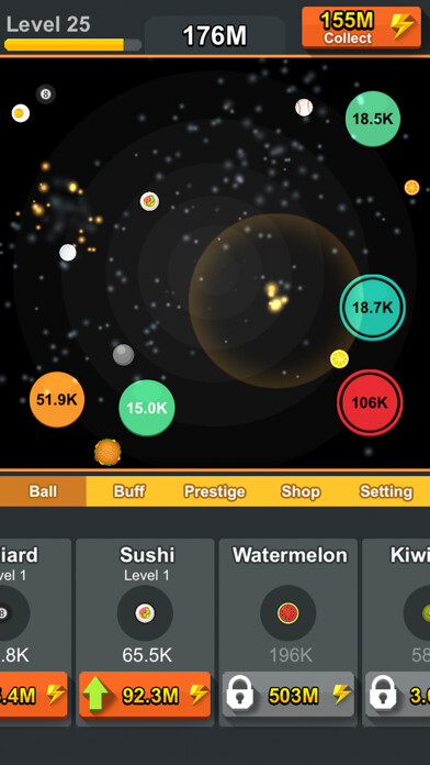 Emulate iPhone app Hollow Balls using MyAndroid