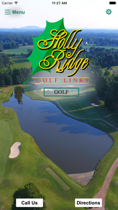Emulate iPhone app Holly Ridge Golf Links using MyAndroid