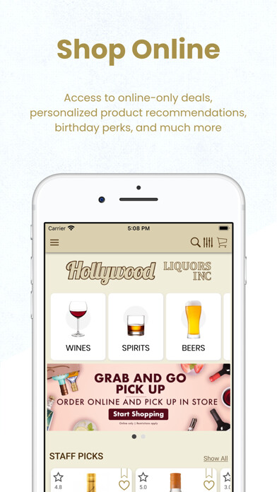 Emulate iPhone app Hollywood Liquors Inc using MyAndroid Emulate iPhone app Hollywood Liquors Inc using MyAndroid