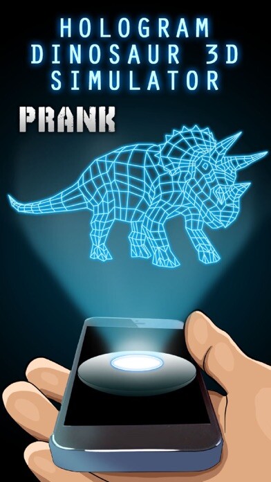Emulate iPhone app Hologram Dinosaur 3D Simulator using MyAndroid Emulate iPhone app Hologram Dinosaur 3D Simulator using MyAndroid