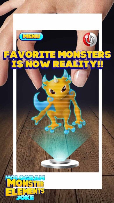 Emulate iPhone app Hologram Monster Elements Joke using MyAndroid Emulate iPhone app Hologram Monster Elements Joke using MyAndroid