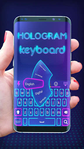 Run android online APK Hologram neon keyboard from MyAndroid or emulate Hologram neon keyboard using MyAndroid