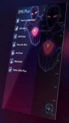 Emulate Android APK Hologram SMS Messenger Theme Emulate Android APK Hologram SMS Messenger Theme