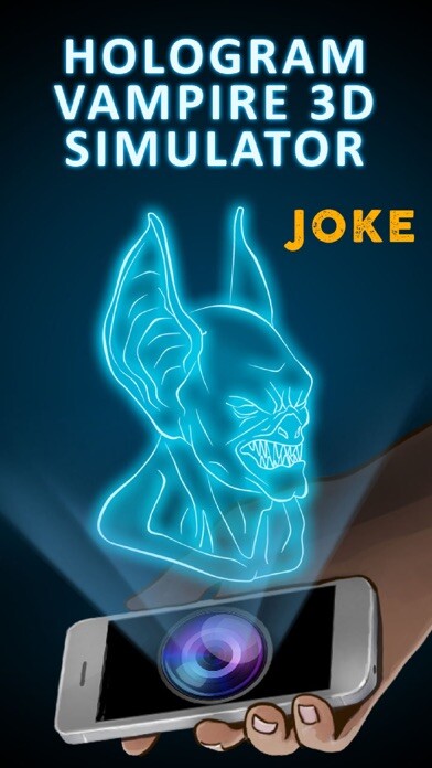 Emulate iPhone app Hologram Vampire 3D Simulator Joke using MyAndroid Emulate iPhone app Hologram Vampire 3D Simulator Joke using MyAndroid