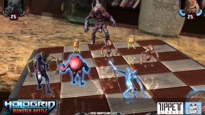 Emulate iPhone app HoloGrid: Monster Battle using MyAndroid
