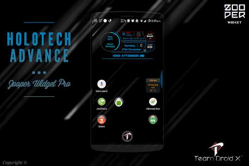 Emulate Android APK HoloTech - Zooper Widget Skin Emulate Android APK HoloTech - Zooper Widget Skin