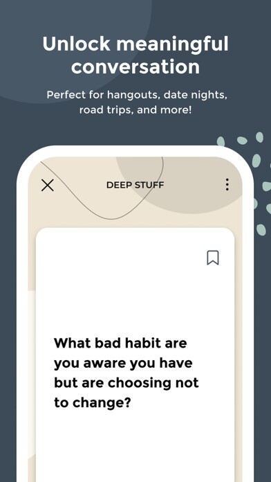 Emulate iPhone app Holsom: Conversation Starters using MyAndroid Emulate iPhone app Holsom: Conversation Starters using MyAndroid