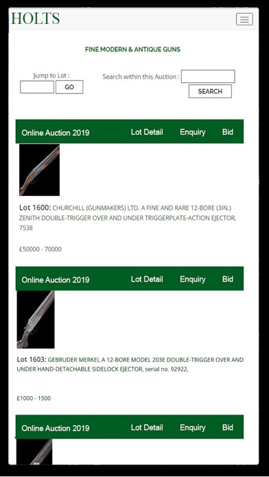 Emulate iPhone app Holts Digital Catalogue using MyAndroid