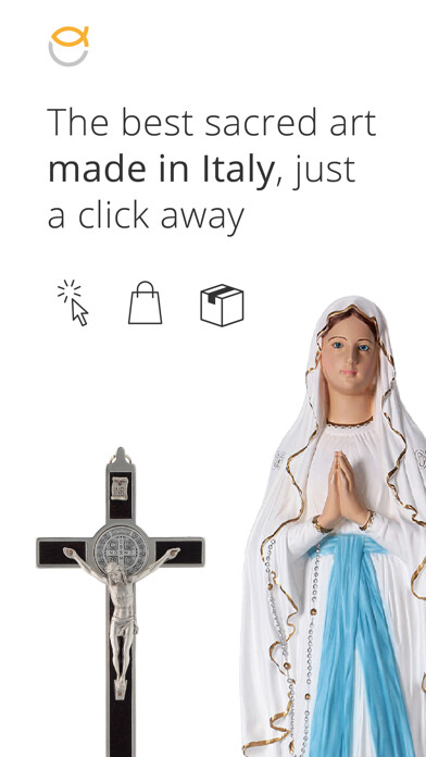 Emulate iPhone app Holyart Religious Items using MyAndroid