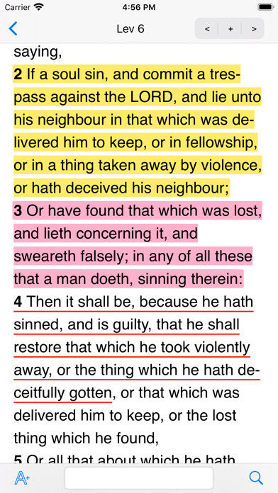 Emulate iPhone app HolyBible K.J.V. Pro using MyAndroid