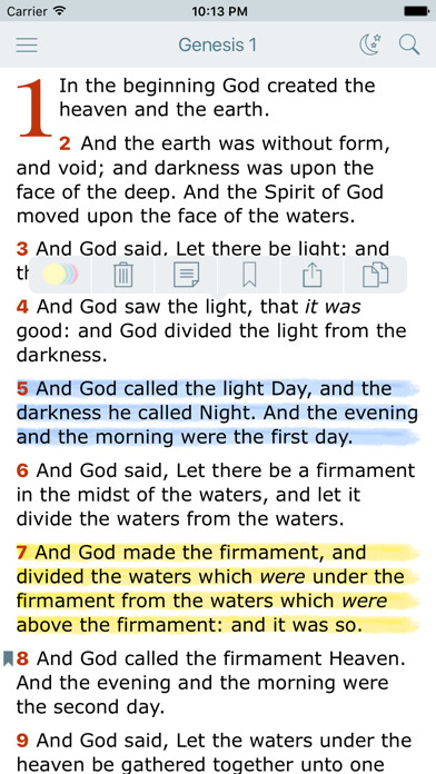 Emulate iPhone app Holy Bible. Old Testament. The King James Version using MyAndroid