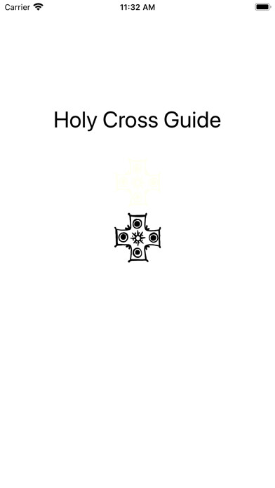 Emulate iPhone app Holy Cross Guide using MyAndroid Emulate iPhone app Holy Cross Guide using MyAndroid