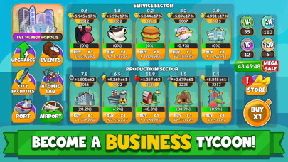 Emulate iPhone app Holyday City Tycoon using MyAndroid
