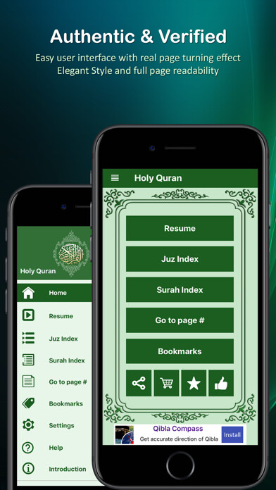 Emulate iPhone app Holy Quran (16 Lines per page) using MyAndroid Emulate iPhone app Holy Quran (16 Lines per page) using MyAndroid