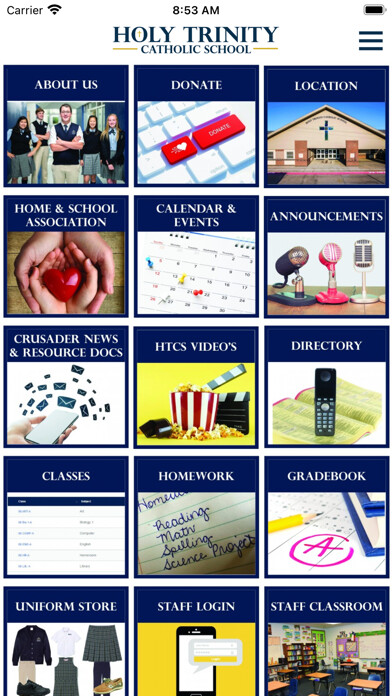 Emulate iPhone app Holy Trinity Catholic School using MyAndroid Emulate iPhone app Holy Trinity Catholic School using MyAndroid