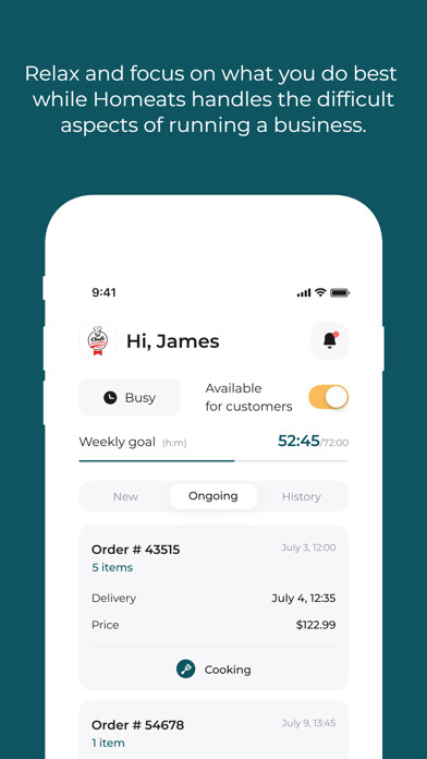 Run android online APK Homeats Cooks from MyAndroid or emulate Homeats Cooks using MyAndroid