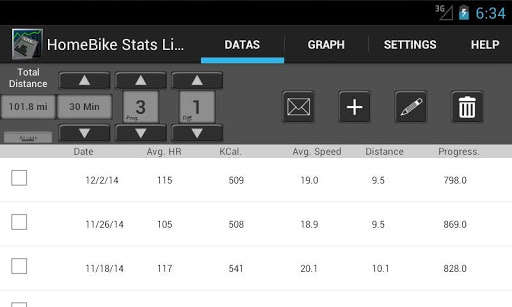 Emulate Android APK HomeBike Stats Lite