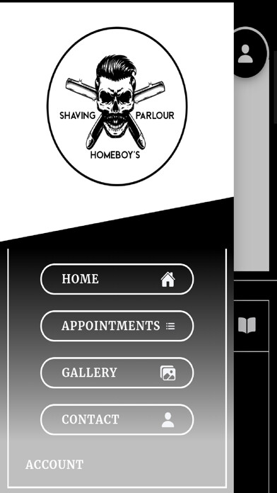 Emulate iPhone app Homeboys Shaving Parlor using MyAndroid