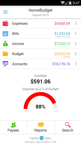 Run android online APK Home Budget with Sync Lite from MyAndroid or emulate Home Budget with Sync Lite using MyAndroid