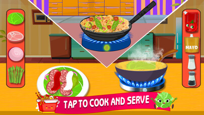 Emulate iPhone app Home Chef Cooking Kitchen Game using MyAndroid Emulate iPhone app Home Chef Cooking Kitchen Game using MyAndroid
