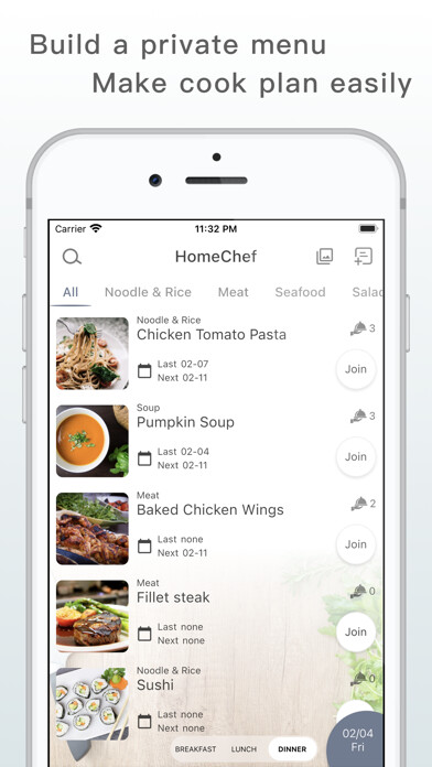 Emulate iPhone app HomeChef - Cooking Schedule using MyAndroid Emulate iPhone app HomeChef - Cooking Schedule using MyAndroid