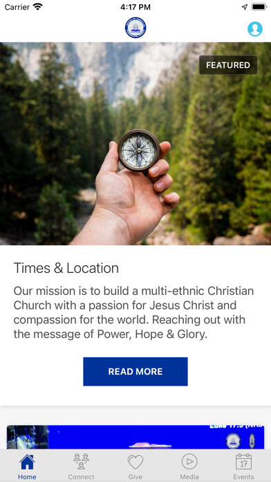 Emulate iPhone app HOME CHURCH NJ using MyAndroid