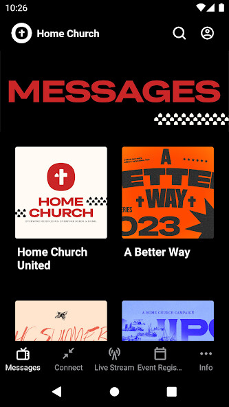 Emulate iPhone app Home Church Official App using MyAndroid Emulate iPhone app Home Church Official App using MyAndroid
