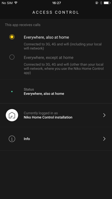 Emulate iPhone app Home Control I access control using MyAndroid Emulate iPhone app Home Control I access control using MyAndroid
