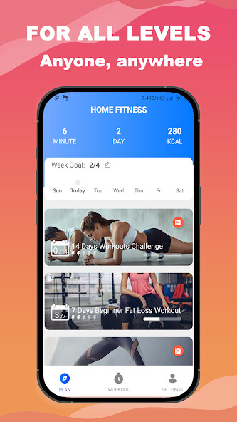 Run android online APK Home Fitness - Daily Workout from MyAndroid or emulate Home Fitness - Daily Workout using MyAndroid