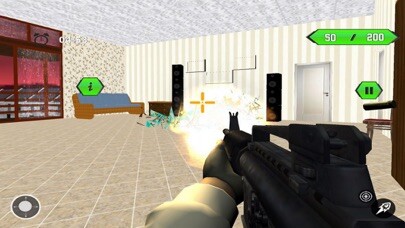 Emulate iPhone app Home FPS Blast Shooter using MyAndroid