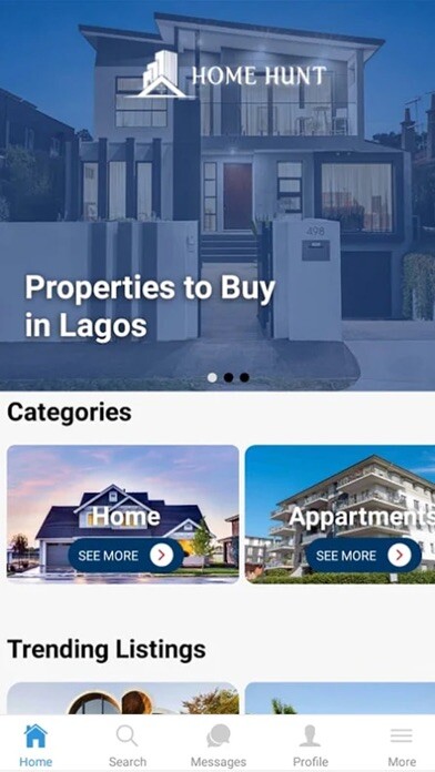 Emulate iPhone app HomeHunt - Easy Peasy Ltd using MyAndroid Emulate iPhone app HomeHunt - Easy Peasy Ltd using MyAndroid