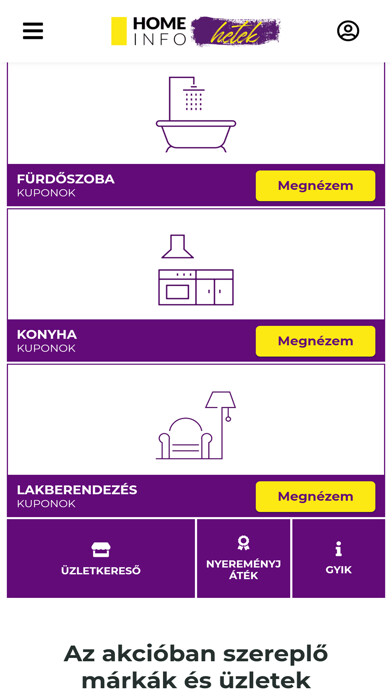 Emulate iPhone app HOMEINFO Kedvezmény Hetek using MyAndroid Emulate iPhone app HOMEINFO Kedvezmény Hetek using MyAndroid
