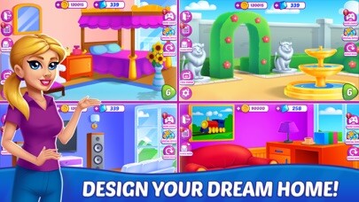 Emulate iPhone app Home Interior Design Blast using MyAndroid