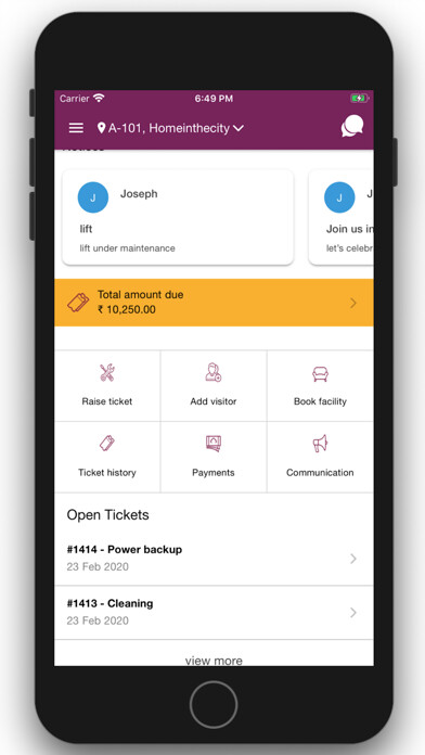 Emulate iPhone app Home In The City using MyAndroid