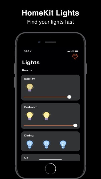 Emulate iPhone app HomeKitLights using MyAndroid