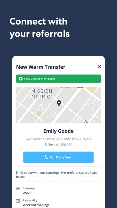 Emulate iPhone app HomeLight For Agents using MyAndroid