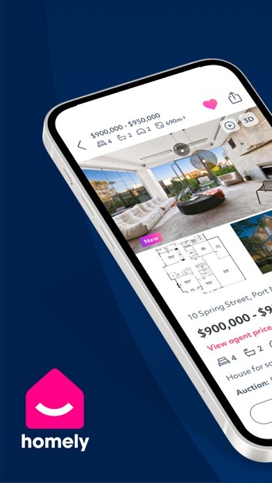 Emulate iPhone app Homely Property & Real Estate using MyAndroid