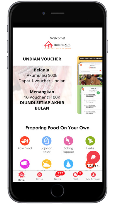 Emulate iPhone app Homemade Indonesia using MyAndroid Emulate iPhone app Homemade Indonesia using MyAndroid