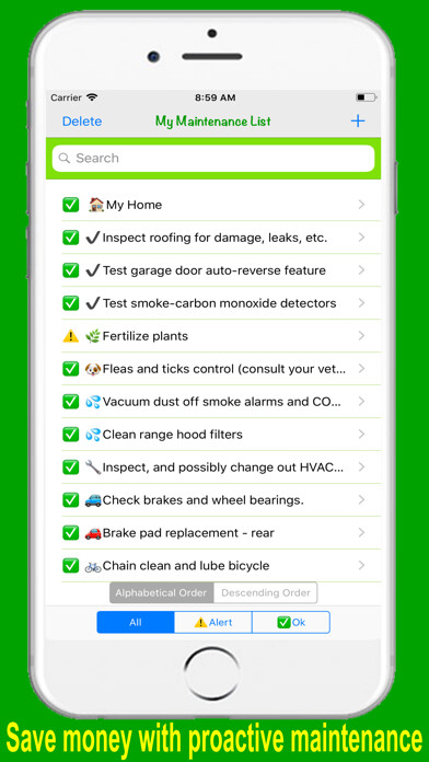 Emulate iPhone app HomeMaint - Home Maintenance using MyAndroid Emulate iPhone app HomeMaint - Home Maintenance using MyAndroid