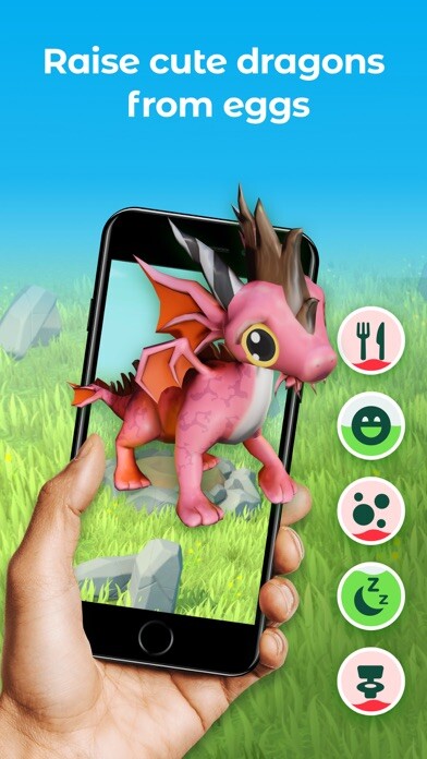 Emulate iPhone app Home of Dragons: Raising a Pet using MyAndroid