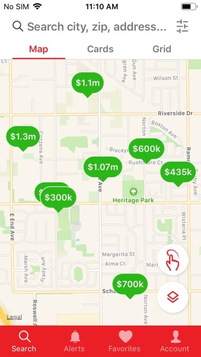 Emulate iPhone app Homequest Real Estate using MyAndroid Emulate iPhone app Homequest Real Estate using MyAndroid