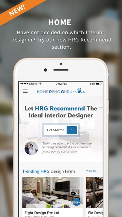 Emulate iPhone app HomeRenoGuru Renovation Portal using MyAndroid Emulate iPhone app HomeRenoGuru Renovation Portal using MyAndroid