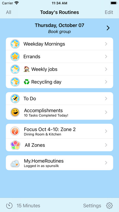 Emulate iPhone app Home Routines Vintage using MyAndroid Emulate iPhone app Home Routines Vintage using MyAndroid