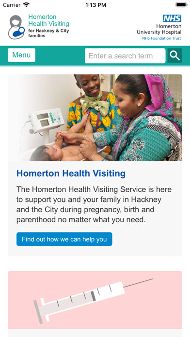 Emulate iPhone app Homerton Health Visiting using MyAndroid Emulate iPhone app Homerton Health Visiting using MyAndroid