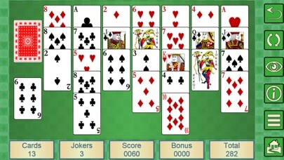 Emulate iPhone app HomeRun, fun card solitaire using MyAndroid Emulate iPhone app HomeRun, fun card solitaire using MyAndroid
